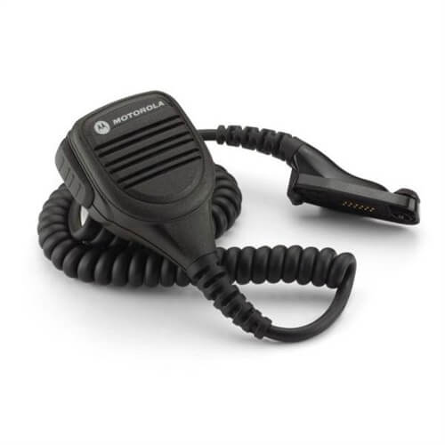 Motorola IMPRES Remote Mic PMMN4025AL - Advanced Windporting Tech, Compatible with XPR/APX/DP Radios