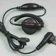 Motorola Ear Receiver PMLN4443AB - with In-Line Microphone, 2-Pin Connector, for BPR40