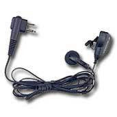 Motorola Earbud with Mic & PTT PMLN4294D - Combined, Two-Pin Connector, for BPR40
